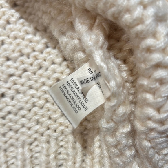 FRNCH Taya Cream Floral Knit Sweater - Picture 3 of 7